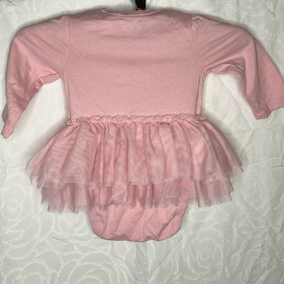 NWT THE CHILDREN’S PLACE pink 6-9 months girls one piece with tutu ruffles. - Picture 6 of 6